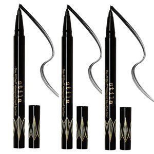 3 ✅3 x STILA Micro Tip INTENSE BLACK Stay All Day WPROOF Liquid Eye Liner ✨NIB's